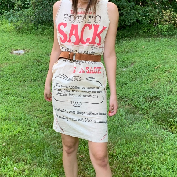 Iconic Marilyn Monroe Pop Art Potato Sack Dress - Picture 2 of 13